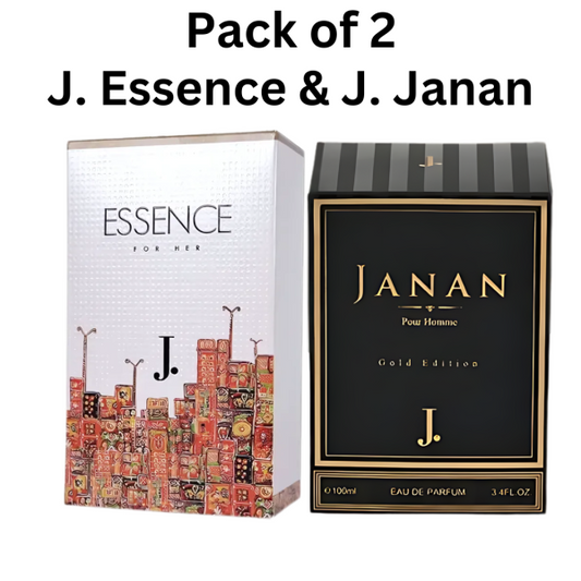 Pack Of 2 – J. Essence & J. Janan | Perfume For Men And Women – 100ml